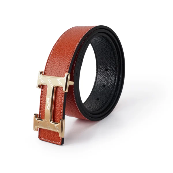 Luxury Designer Reversible Leather Belt