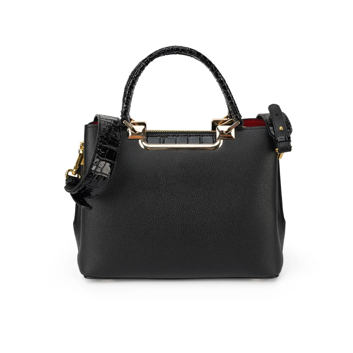 Luxury Black Handbag – Timeless Elegance & Functionality - Image 1