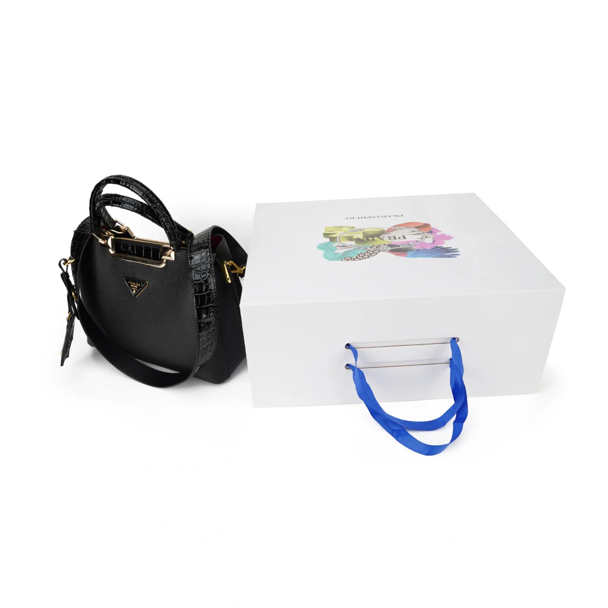 Luxury Black Handbag – Timeless Elegance & Functionality - Image 2